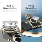Custodia trasparente con anello magnetico per Galaxy Z Fold8 Ultra 5G, Fold7 5G