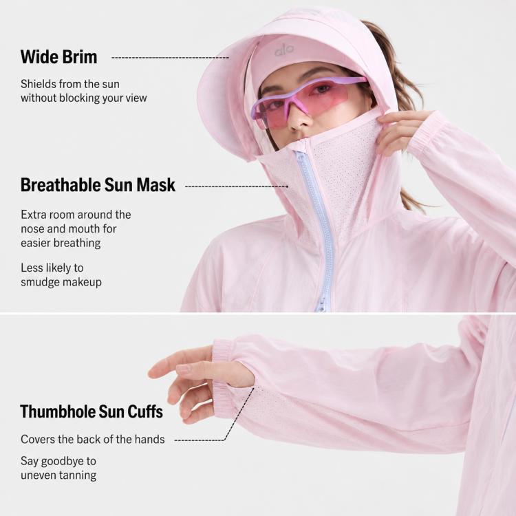 Cappotto leggero traspirante con protezione solare UPF50+