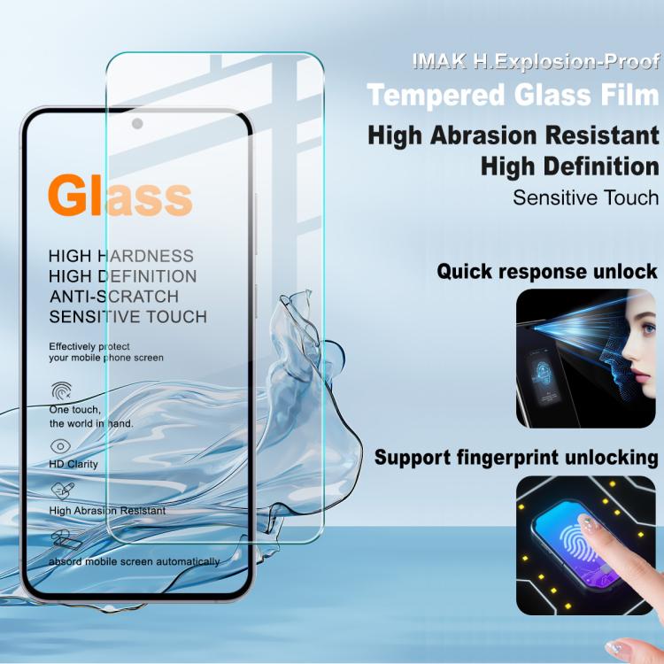 Pellicola in vetro temperato iMak per Galaxy S26 FE 5G e S25 FE 5G con sblocco