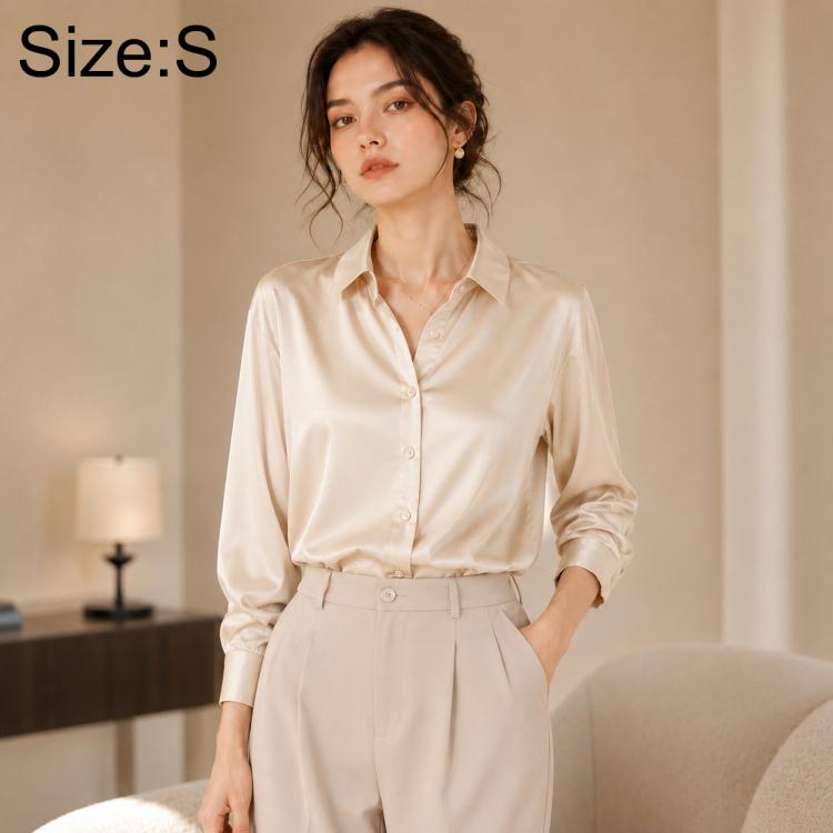 Camicia donna maniche lunghe stile vintage Hong Kong