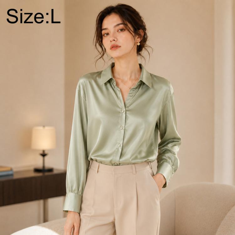 Camicia donna maniche lunghe stile vintage Hong Kong