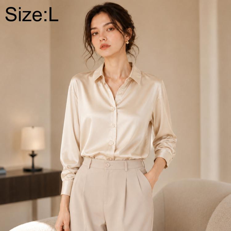 Camicia donna maniche lunghe stile vintage Hong Kong