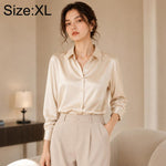 Camicia da donna a maniche lunghe stile vintage Hong Kong