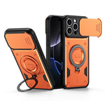 Custodia con anello e copriobiettivo per iPhone 16 Pro