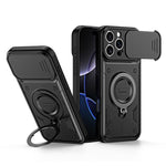 Custodia con anello e copriobiettivo per iPhone 16 Pro