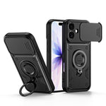 Custodia con anello e copriobiettivo per iPhone 16 Pro