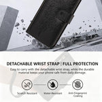 Custodia portafoglio in pelle vegana per iPhone Air