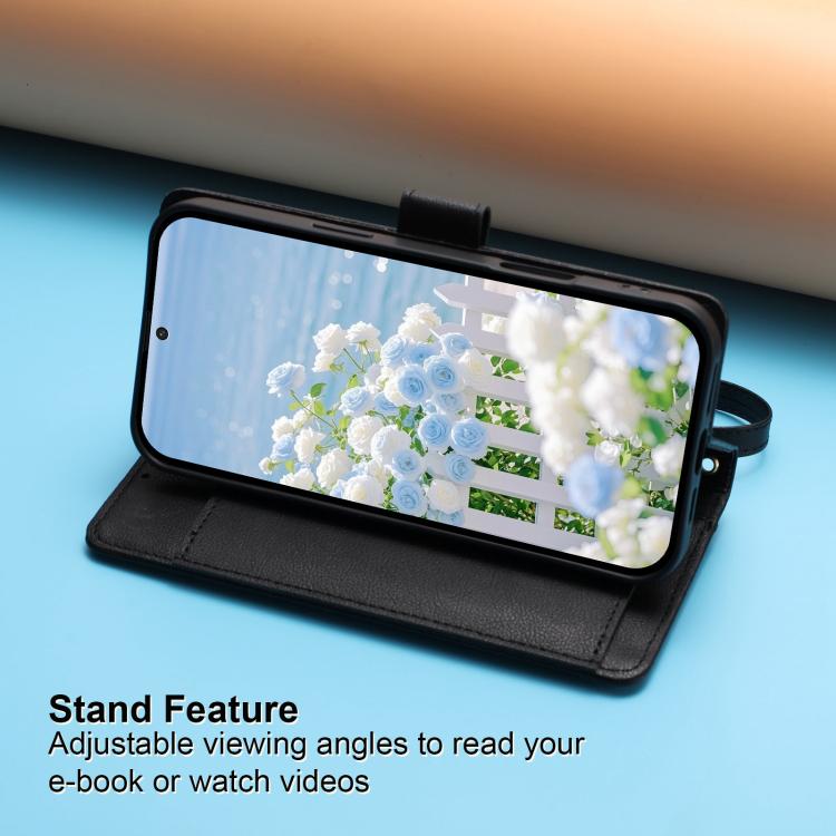 Custodia portafoglio in pelle vegana per iPhone Air