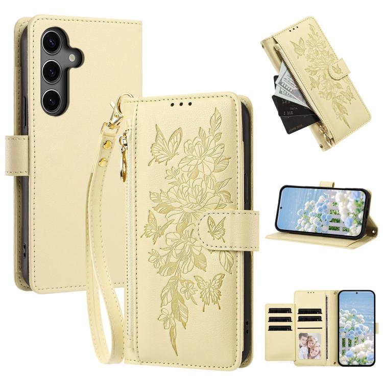 Custodia portafoglio con cerniera e cinturino per Galaxy S24 e S23 - immagine 13