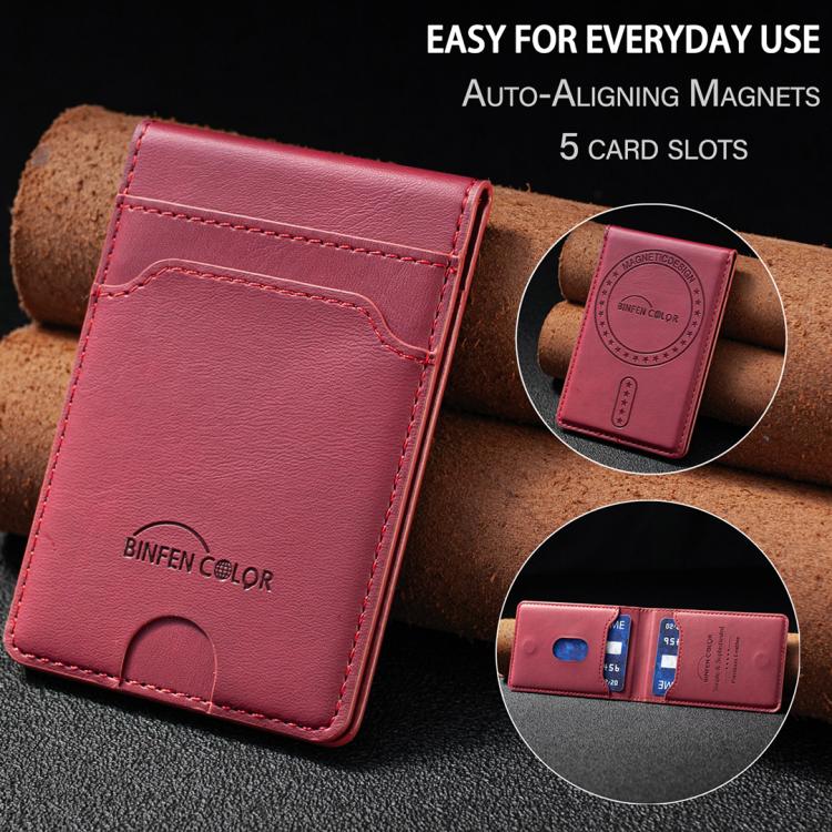 Portafoglio magnetico porta carte in ecopelle vegana