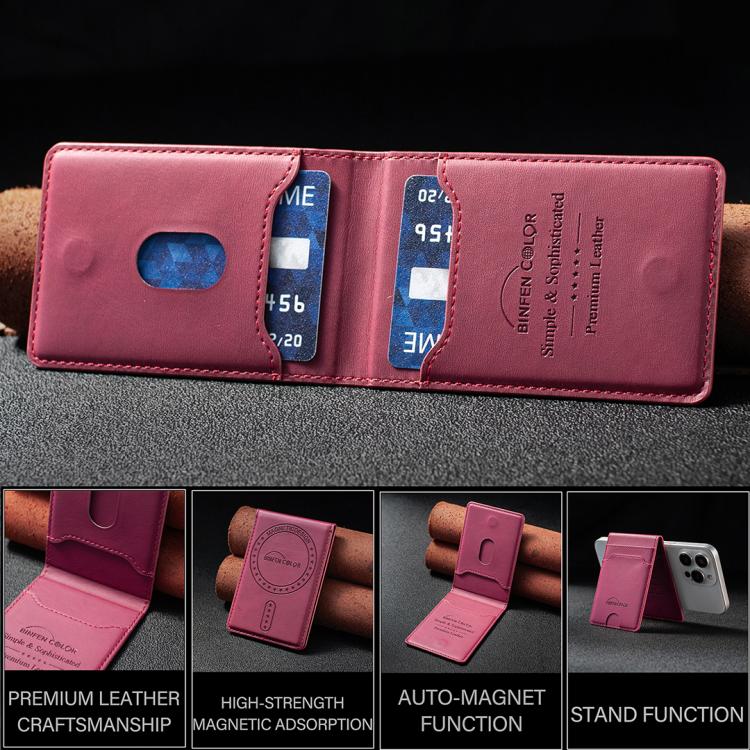 Portafoglio magnetico porta carte in ecopelle vegana