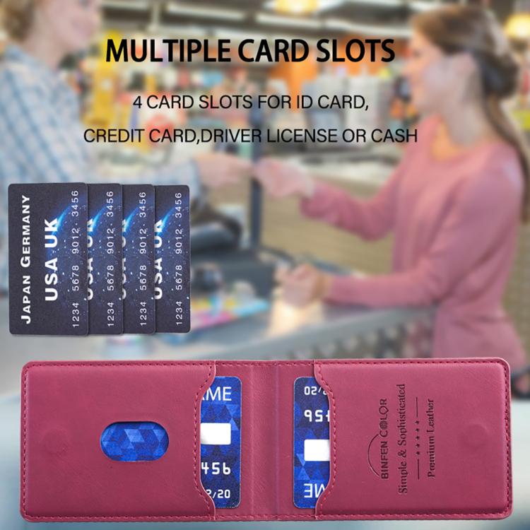 Portafoglio magnetico porta carte in ecopelle vegana