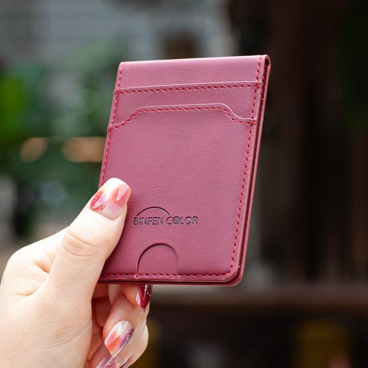 Portafoglio magnetico porta carte in ecopelle vegana