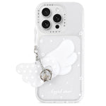 Custodia acrilico con ciondolo per iPhone 15 Pro Max