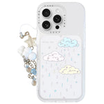 Custodia acrilico con ciondolo per iPhone 15 Pro Max