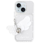 Custodia acrilico con ciondolo per iPhone 15 Pro Max