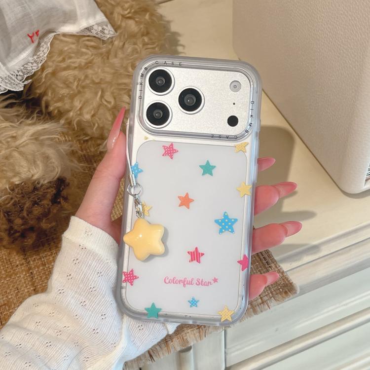 Custodia acrilico con ciondolo per iPhone 15 Pro Max