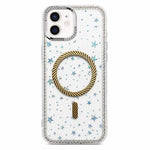 Custodia iPhone 12 Pro Max con anello magnetico in fibra carbonio