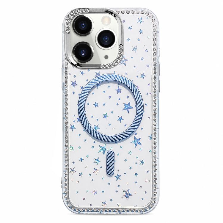 Custodia iPhone 12 Pro Max con anello magnetico in fibra carbonio