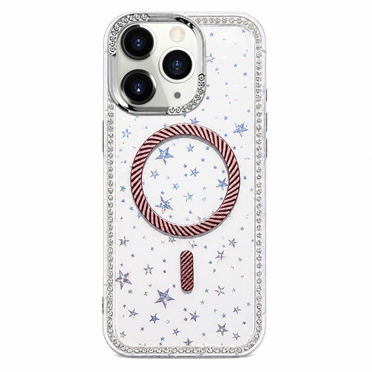 Custodia iPhone 12 Pro Max con anello magnetico in fibra carbonio