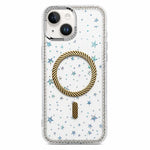 Custodia iPhone 13 Pro Max con anello magnetico in fibra di carbo