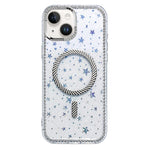 Custodia iPhone 15 Pro Max con anello magnetico e strass