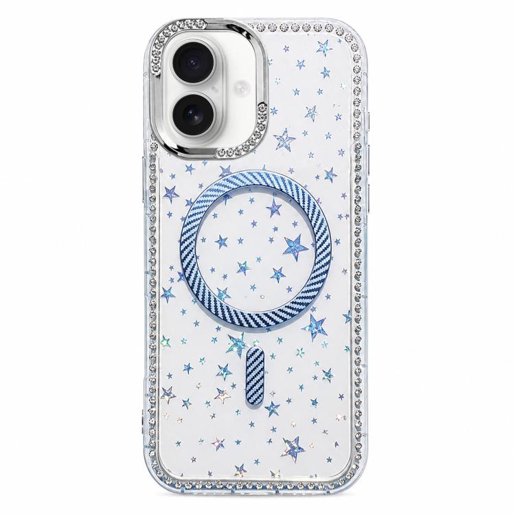Custodia iPhone 16 Pro Max con anello magnetico in fibra di carbo
