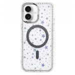 Custodia iPhone 16 Pro Max con anello magnetico in fibra di carbo