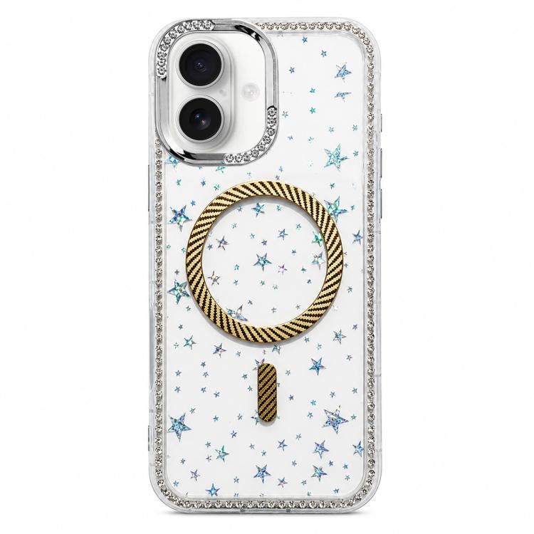 Custodia per iPhone 17e e 16e con anello magnetico in fibra di ca