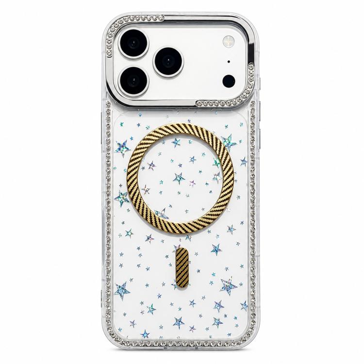 Custodia per iPhone 17e e 16e con anello magnetico in fibra di ca