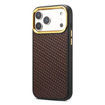 Custodia similpelle intrecciata per iPhone 17 Pro Max