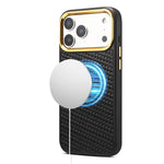 Custodia similpelle intrecciata per iPhone 17 Pro Max
