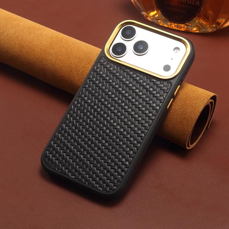 Custodia similpelle intrecciata per iPhone 17 Pro Max