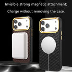 Custodia similpelle intrecciata per iPhone 17 Pro Max