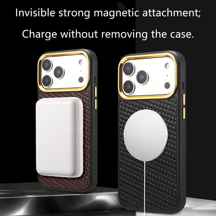 Custodia similpelle intrecciata per iPhone 17 Pro Max