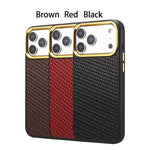 Custodia similpelle intrecciata per iPhone 17 Pro Max