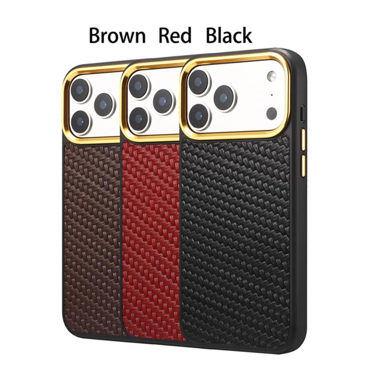 Custodia similpelle intrecciata per iPhone 17 Pro Max