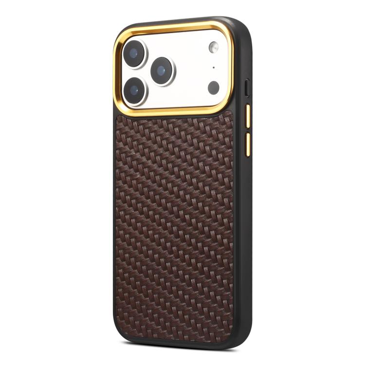 Custodia similpelle intrecciata per iPhone 17 Pro Max