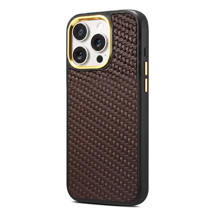 Custodia similpelle intrecciata per iPhone 17 Pro Max