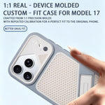 Custodia silicone con liquido refrigerante per iPhone 17 Pro Max