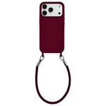 Custodia silicone con cordino per iPhone 17 Pro Max
