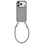 Custodia silicone con cordino per iPhone 17 Pro Max