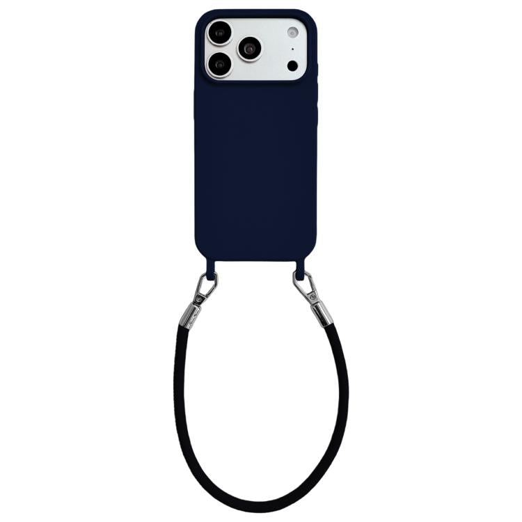 Custodia silicone con cordino per iPhone 17 Pro Max