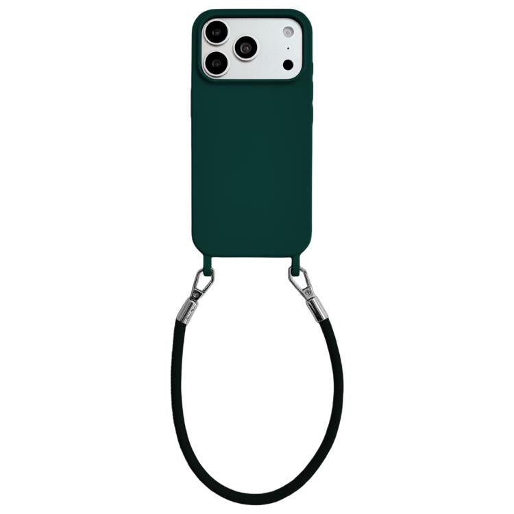 Custodia silicone con cordino per iPhone 17 Pro Max