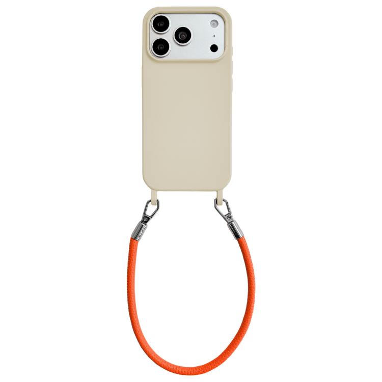 Custodia silicone con cordino per iPhone 17 Pro Max