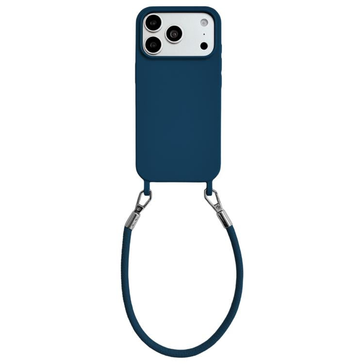 Custodia silicone con cordino per iPhone 17 Pro Max