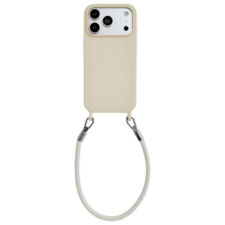 Custodia silicone con cordino per iPhone 17 Pro Max