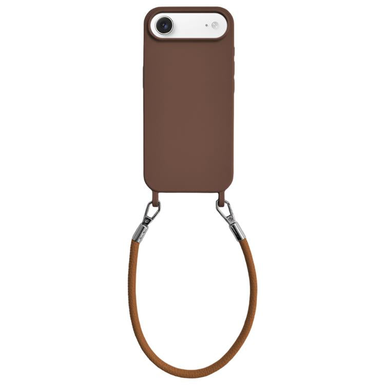 Custodia silicone antiurto con cordino per iPhone Air