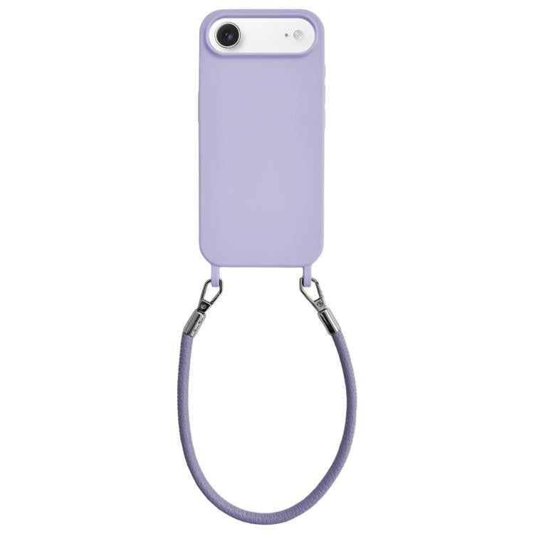 Custodia silicone antiurto con cordino per iPhone Air