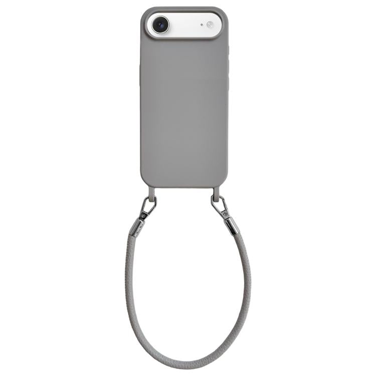 Custodia silicone antiurto con cordino per iPhone Air